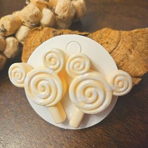 Mouse Ear Lollipop Earrings Yellow